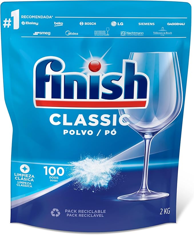 Finish ECO Recarga Lavavajillas Polvo, 2 kg
