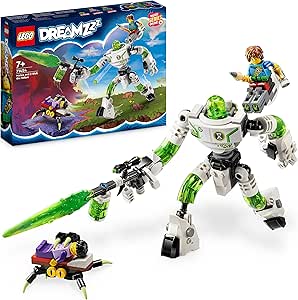 LEGO DREAMZzz 2-in-1 Matthew and Z-Blob Robot Toy, Big Robot Figure and Jayden and Matthew Minifigures, Dream Adventure Based on TV Series for Boys and Girls 7 Years Old and Up 71454