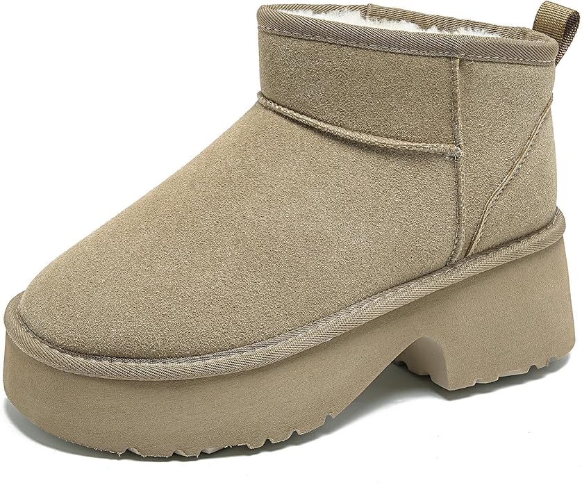 Mishansha Botas de Nieve Mujer Zapatos de Invierno Boots Women Cálido Antideslizante Outdoor Tallas 36-42 EU