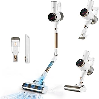 Ufesa Z3 Aspiradora Escoba Flex sin Cable, 10KPa, 150W, Autonomía 40 min, Aspiradora de Mano, Cepillo Motorizado con Luz, 2 Velocidades, Accesorios Suelo/Alfombra/Pelos de Animales/Coche/Muebles