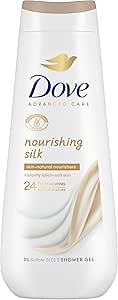 Dove Advanced Care Nourishing Silk Shower Gel Natural Moisturizers 600ml
