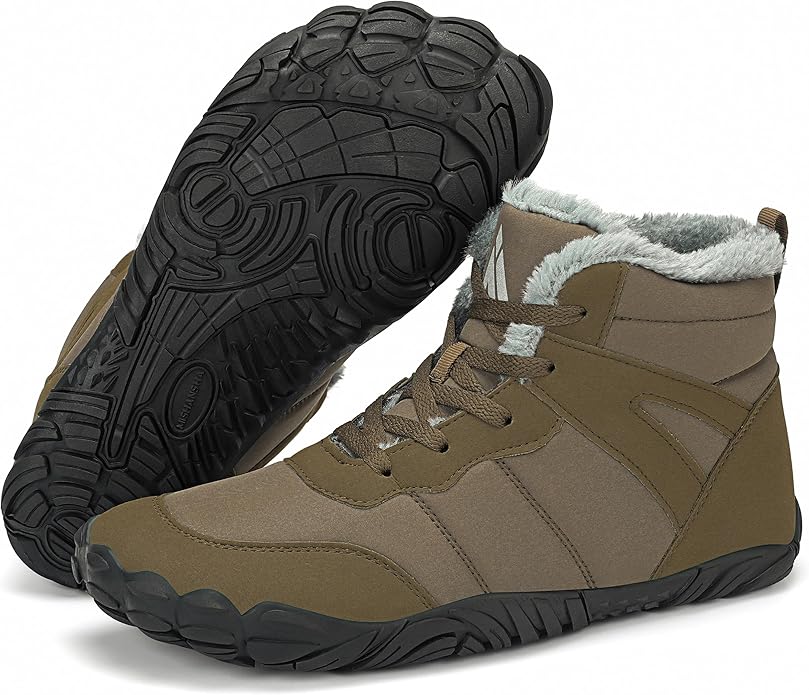 Mishansha Barefoot Invierno Hombre Zapatos Descalzos Mujer Antideslizante Calientes Botas Gr.36-48 EU