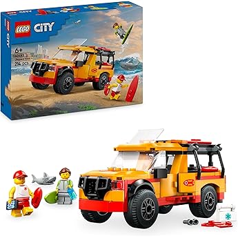 LEGO City Ambulancia de Emergencias Juguete de Construcción, Set de Juego de Médicos con Vehículo y Minifiguras, Regalo Educativo Montessori para Niños y Niñas de 5 Años o Más 60451