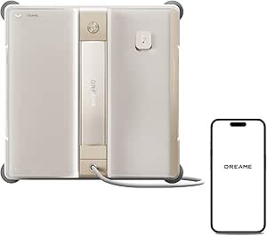 DREAME C1 Robot Glass Cleaner, 5500 Pa Suction Power, Reliable Safety Protection, CornerClean Technology, Comprehensive Wet Cleaning, Comprehensive Trajectory Planning