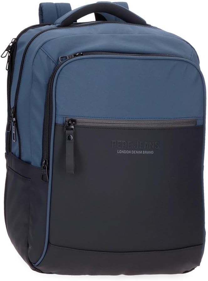 Pepe Jeans Sail up Mochila Negro 25x37x12 cms Poliéster y PU 11,1L de Joumma Bags