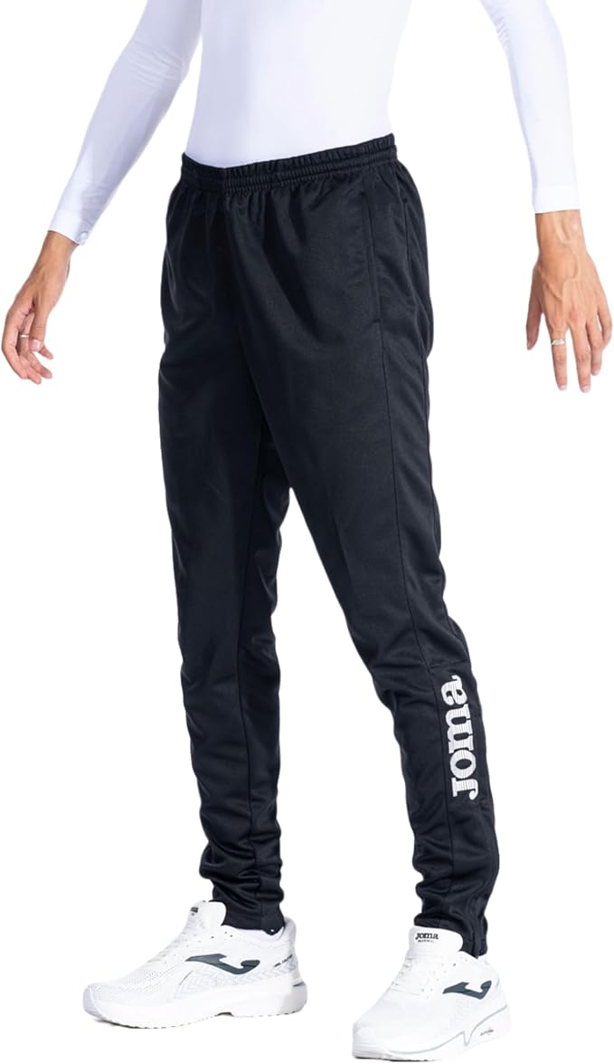 Joma - Pantalón Largo Deportivo Hombre, 5XS - 3XL - Bolsillos, Cintura Elástica con Cordón y Bajo con Cremallera - Championship IV