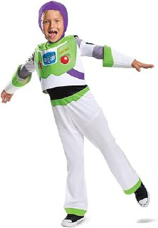Disney Official Deluxe – Costume Buzz Lightyear Child, Toy Story Child, Astronaut Costume Child, Astronaut Costume Child, Carnival Costume Child Halloween Sizes XS, S, M