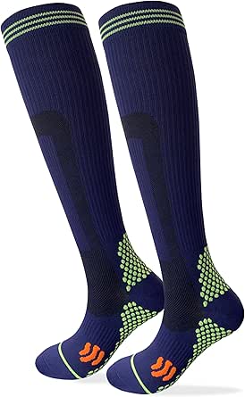 Compression Stockings for Women Men Compression Socks for Sports Flight Running Travel Cycling Pregnancy Nurse 15-20mmHg