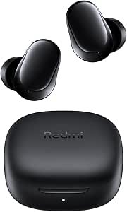 XIAOMI Redmi Buds 6 Play – Wireless Earbuds, Noise Cancelling, Lightweight, Up to 36 Hours of Runtime, Bluetooth 5.4, Black (ES Version)