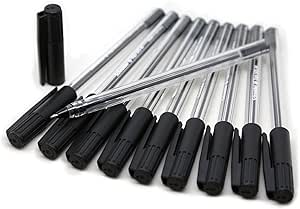 Schneider Tops 505 Ballpoint Pen, Cap Model, M, Black, Body Color: Transparent