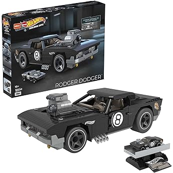 Mega Construx Hot Wheels Bone Shaker Coche de Juguete de Bloques de construcción, Incluye Figura, para niños +10 años (Mattel HBD50)