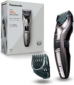 Panasonic ER-GC63-H503 Precision Electric Beard Hair Body Trimmer 39 Settings Cordless or Cordless Easy Clean Stainless Steel Black One Size