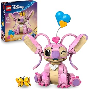LEGO | Disney Stitch Juguete de Construcción - Figura Articulada para Jugar y Exponer con Cucurucho de Helado y Flor - Regalo para Niñas y Niños de 9+ Años Fans de la Película Lilo y Stitch 43249