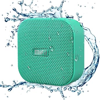 JLab Pop Party Altavoz Bluetooth UltraportáTil Pequeño con 8H+ de Autonomía - Altavoz Inalámbrico de 5W para Exteriores y Viajes con Luces RGB, Audio Potente, Resistente al Agua IP55, Mora