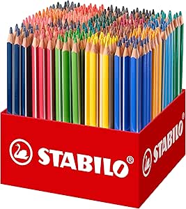 STABILO - Trio thick triangular colour pencil - school set with 300 pieces, 20 assorted colours