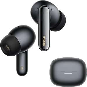 XIAOMI Redmi Buds 8 Pro, True Wireless Bluetooth, Active Noise Cancellation up to 55 dB, Triple Driver, Hi-Res Hi-Fi Sound, Dolby Audio, Up to 33h of Autonomy, Bluetooth 5.4, IP54, Black