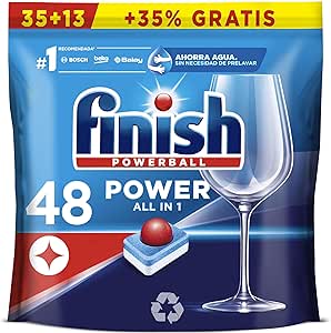 Finish Powerball Power All in 1 All-in-1 Dishwasher Tablets - 48 Tablets