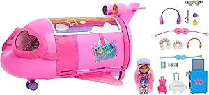 Barbie Extra Fly Avión de juguete para muñecas con accesorios, regalo +3 años (Mattel HPF72)