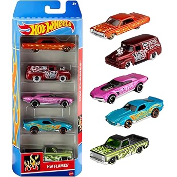 Hot Wheels Pack de 10 Vehiculos, Coches de Juguete (Modelos Surtidos, selección aleatoria), 54886