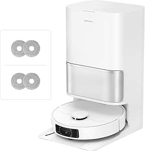 DREAME L10s Ultra Gen 3 Robot Vacuum Cleaner and Floor Scrub Kit, 25,000Pa Suction, Side Brush and Extendable Mop, AceClean DryBoard and Automatic Mop, Hot Air Drying