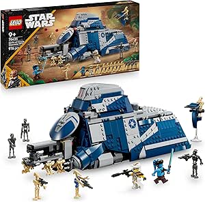 LEGO Star Wars 75435 MTT Felucia Battle Separatist Interactive Toy with Speeder, 2 Minifigures and 10 Droids Figures - Gift for 9+ Year Old Boys Clone Wars Fans