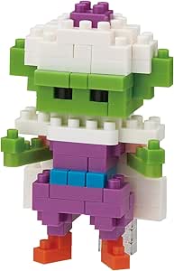 Bandai - nanoblock - Piccolo - Dragon Ball Z - NBDB003 - Multicoloured, Build the Mythical Namekian Warrior with this Micro Block Set, Optimal for Dragon Ball Fans and Figure Collectors