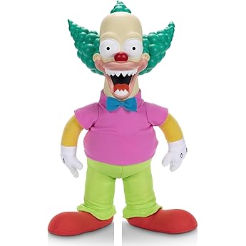Jakks Pacific Los Simpsons, Peluche Funzo Electrónico 36 cm, Habla 14 Frases, Ojos móviles, Lanza misiles y Caja Especial Inspirada en “Grift of The Magi”