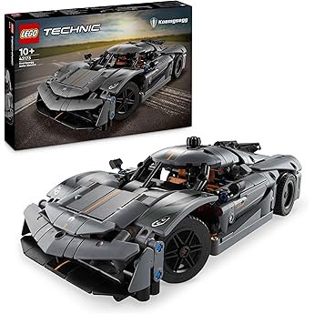 LEGO Technic Bugatti Bolide Maqueta de Coche Deportivo Negro y Amarillo para Construir, Vehículo para Carreras de Juguete Coleccionable, Idea de Regalo para Niños y Niñas de 9 Años o Más 42151