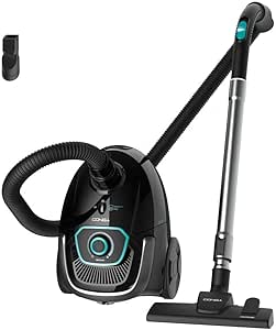 Cecotec Conga Powerbag 2500 Plus Sled Vacuum Cleaner with 2.5 L Bag, 850 W, High Efficiency Filtering, Metal Telescopic Tube, Includes Accessories Suitable for Furniture and Corners