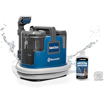 Ufesa Eden 600 Aspiradora de Tapicerías con Agua 600W, Doble Depósito, Succión de Líquidos y Sólidos, Cepillo Multifunción, Accesorio Limpiacristales, Ideal para Alfombras, Sofás, Coche y Cristales