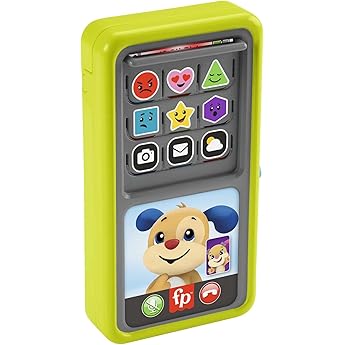 Fisher-Price Laugh & Learn Perrito Lector de historias Tableta de aprendizaje para bebés con música y luces, para niños y niñas +6 meses, multilingüe: Inglés, Italiano, Portugués, Español, JFJ88
