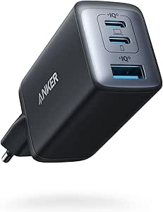Anker USB C Charger Fast Charging 65W (NANO II), with 3 PPS Ports, Compact and Powerful Charger for MacBook Pro, iPad Pro, Steam, Galaxy S20, DELL XPS 13, Note 20/10+, iPhone 17/16/15 air series and more