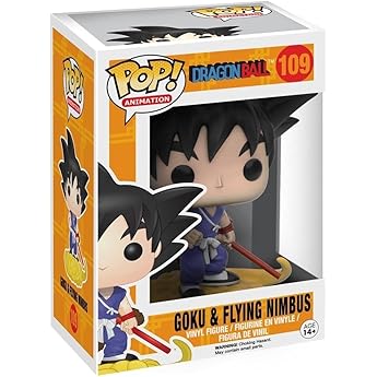 Funko Pop! Animation: Dragon Ball - Goku - (Nyoibou) - Figura de Vinilo Coleccionable - Idea de Regalo - Mercancia Oficial - Juguetes para Niños y Adultos - Anime Fans - Muñeco para Coleccionistas