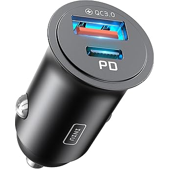LISEN Cargador Coche Mechero Carga Rapida USB C 69W, Flash del Dia Accesorios Electrónicos Coche Camper para iPhone 17 16 Xiaomi Samsung S26 BMW, Metal Mechero Móvil Coche 12/24V Gadgets Tecnologicos