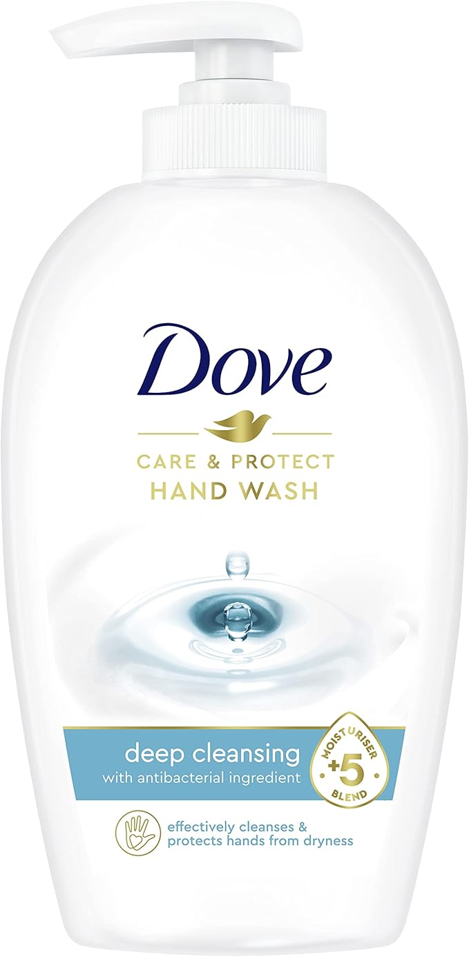 Dove Jabón Líquido de Manos Cuida y Protege con Dosificador 250ml