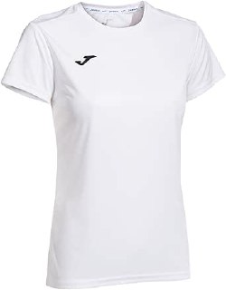 Joma Women's Short Sleeve Sports Shirt, 6XS – 3XL – Keeps the Contact with the Body Dry, Ideal for Running or Gym – Combi