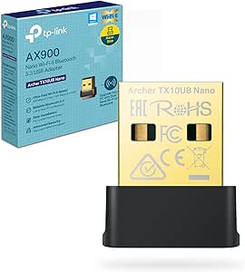 TP-Link Archer TX10UB Nano WiFi Buletooth-Adapter for PC, Wi-Fi 6 AX900 Dual Band WLAN Stick, Bluetooth 5.3, Nano Size, WPA3, MU-MIMO, Only Compatible with Windows 11/10