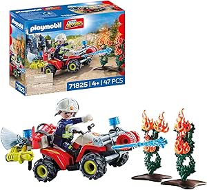 PLAYMOBIL | Action Heroes | Fire Quad extinguishes hedge fire | Fire Engine | Toy for boys and girls from 4 years old | 71825