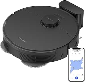 DREAME L10s Pro Gen 3 Smart Robot Vacuum Cleaner and Floor Scrub, 13,000 Pa Vormax Suction, DuoScrub System, 7mm Auto Lift Mop, Reach the Unreachable, 5200mAh, Black