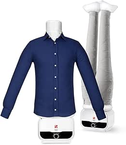 Di4 Maniquí 2 en 1 Vapissimo VestiDry, Planchado y Secado Automáticos, 1400W, Elimina Arrugas, Desodoriza y Neutraliza Olores, Temporizador de 3 horas, Tallas S a XXL, Accesorio Pantalones Incluido