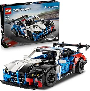 LEGO Technic Racing Car BMW M4 GT3 EVO Toy – Model Kit with V6 Engine, Steering and Doors That Open – Gamer Gift for Children of 11+ Years and Teens – 42226