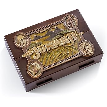 SPIN MASTER GAMES - JUMANJI DELUXE Juego de Mesa Electrónico con Luces y Sonidos, para 2-4 Jugadores, Infantil y Adultos - 6066981 - Juegos de Mesa Niños 8 años + - Regalo Niño 8 años +