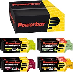 Powerbar - PowerGel Multiflavour Box - 12x41g - High carbohydrate energy gel