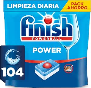 Finish Powerball Power All in 1 Dishwasher Tablets All in 1 - Value Pack 104 Tablets