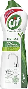 CIF Original Multi-Surface Cream, Powerful Cleaner with Microparticle Formula for Bathroom and Kitchen, 750 ml