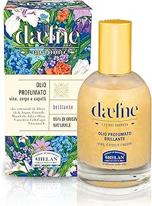 Helan Daefne – Oil for Hair, Body and Face Spray Dry Illuminating Perfumed, Oil for Hair and Skin with Sweet Almond Oil, Argan and Vitamin E 100% Vegetable Origin, 50 ml Made in Italy