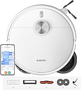 XIAOMI S40 Pro Robot Vacuum Cleaner with Sink, 15000Pa, Arms Ext. | Dual Anti-Tangle System, Wide Angle Obstacle Avoidance, Recon. Carpets, App Control