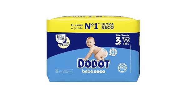 Dodot Paales BebSeco Talla 3 610 kg 84 Paales Una Noche Hasta Un 100 Libre De Fugas