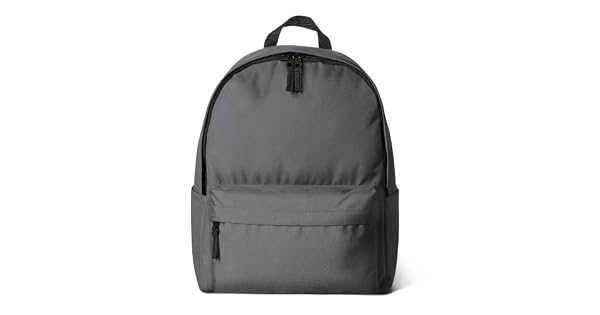 Amazon Basics Mochila Clsicade DiarioEscolar Gris 1 Unidad