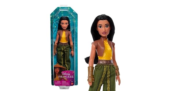 Mattel Disney Princess Raya Mueca princesa pelcula Raya y el ltimo dragn juguete 3 aos HLX22